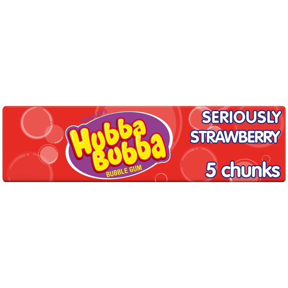 Hubba Bubba Original Flavour Bubble Gum 5 Chunky Chews