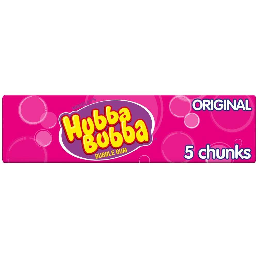 Hubba Bubba Snappy Strawberry Bubble Gum Mega Long Tape 56g