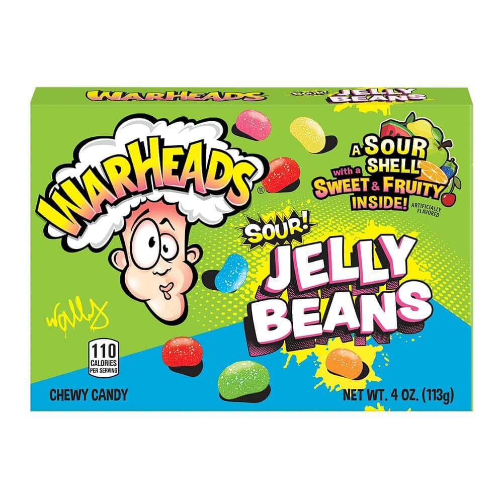 Warheads Sour Jelly Beans Theatre Box 113g