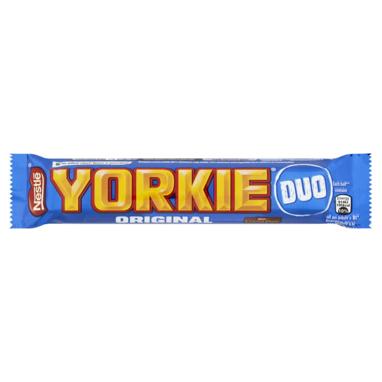 Yorkie Milk Chocolate Duo Bar 72g