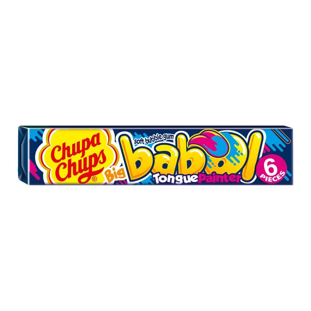 Chupa Chups Big Babol Blue Raspberry Flavour Soft Bubble Gum 27.6g