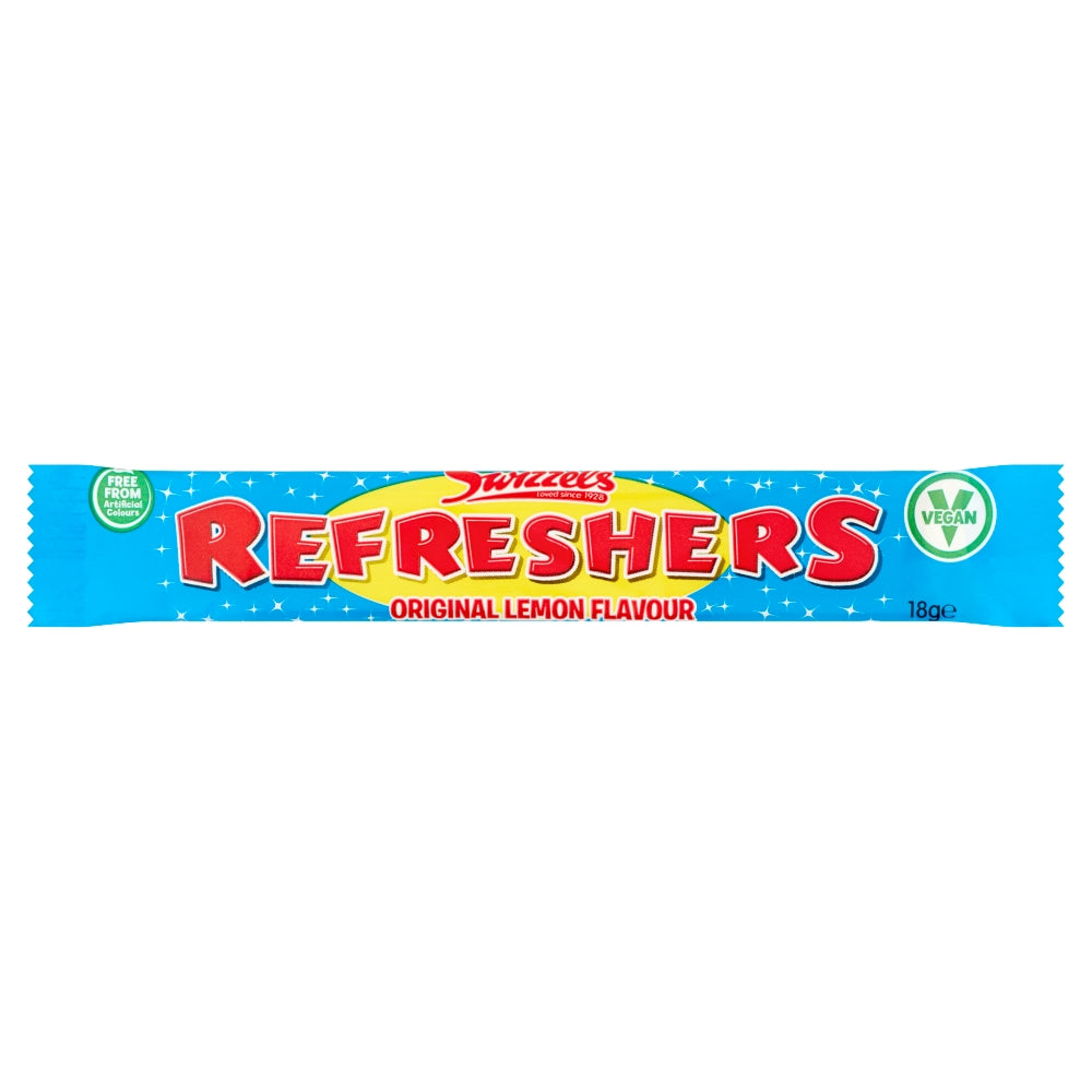 Swizzels Refreshers Original Lemon Flavour Chew Bar 18g 20p PMP