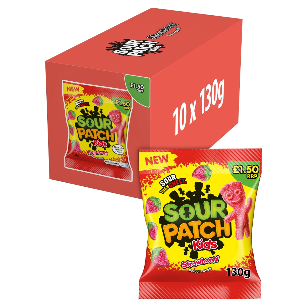 Sour Patch Kids Strawberry Flavour Sweets Bag 130g £1.50 PMP