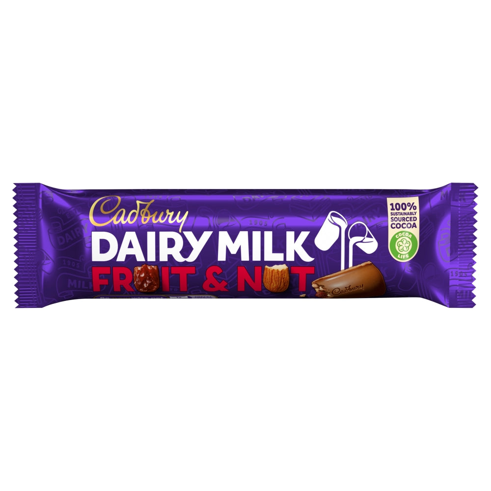 Cadbury Dairy Milk Fruit & Nut Chocolate Bar 49g