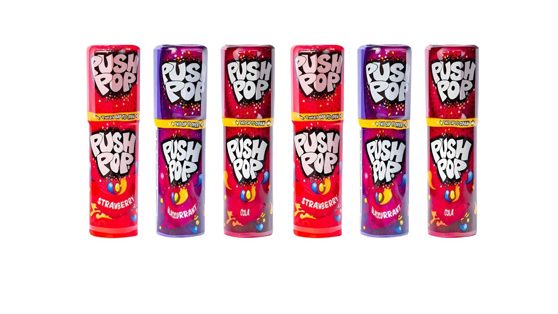 Bazooka Push Pop Candy 15g – Pack of 6 or 12
