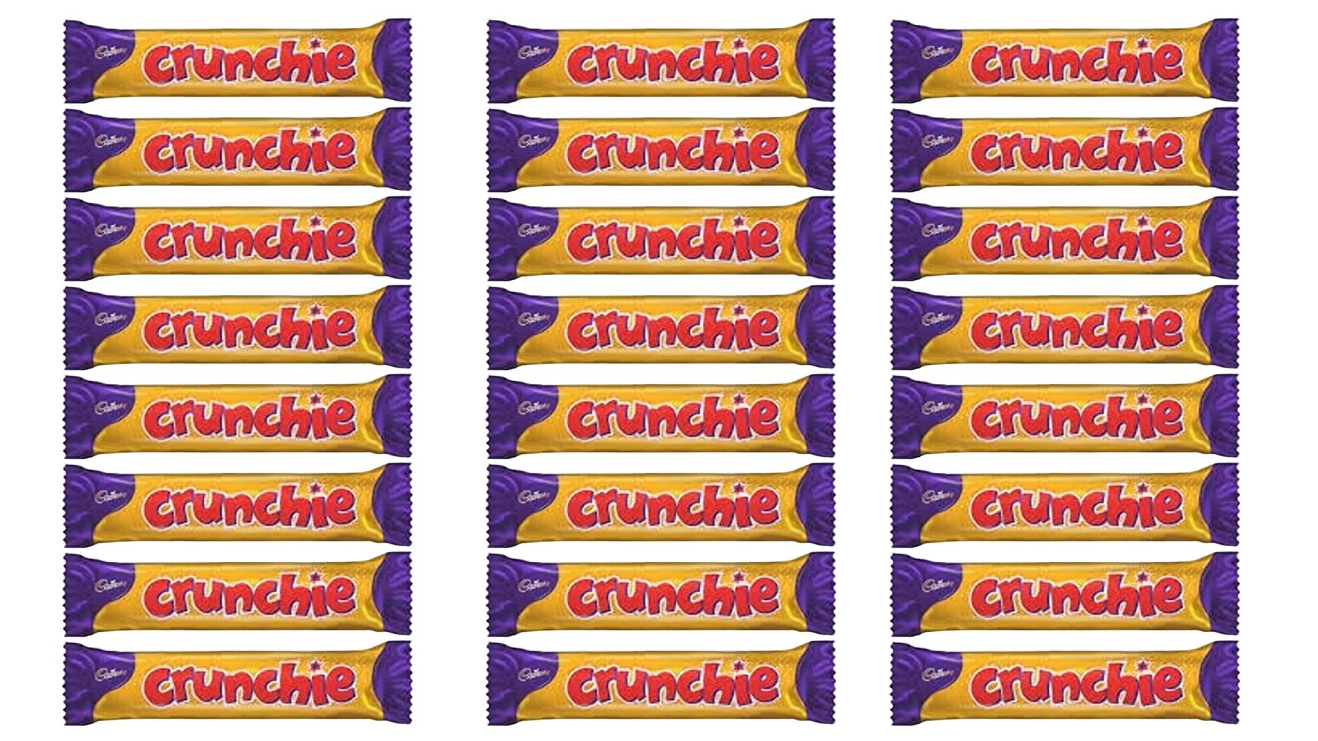 Cadbury Crunchie Honeycomb Chocolate Bar 40 g – Pack of 12 or 24