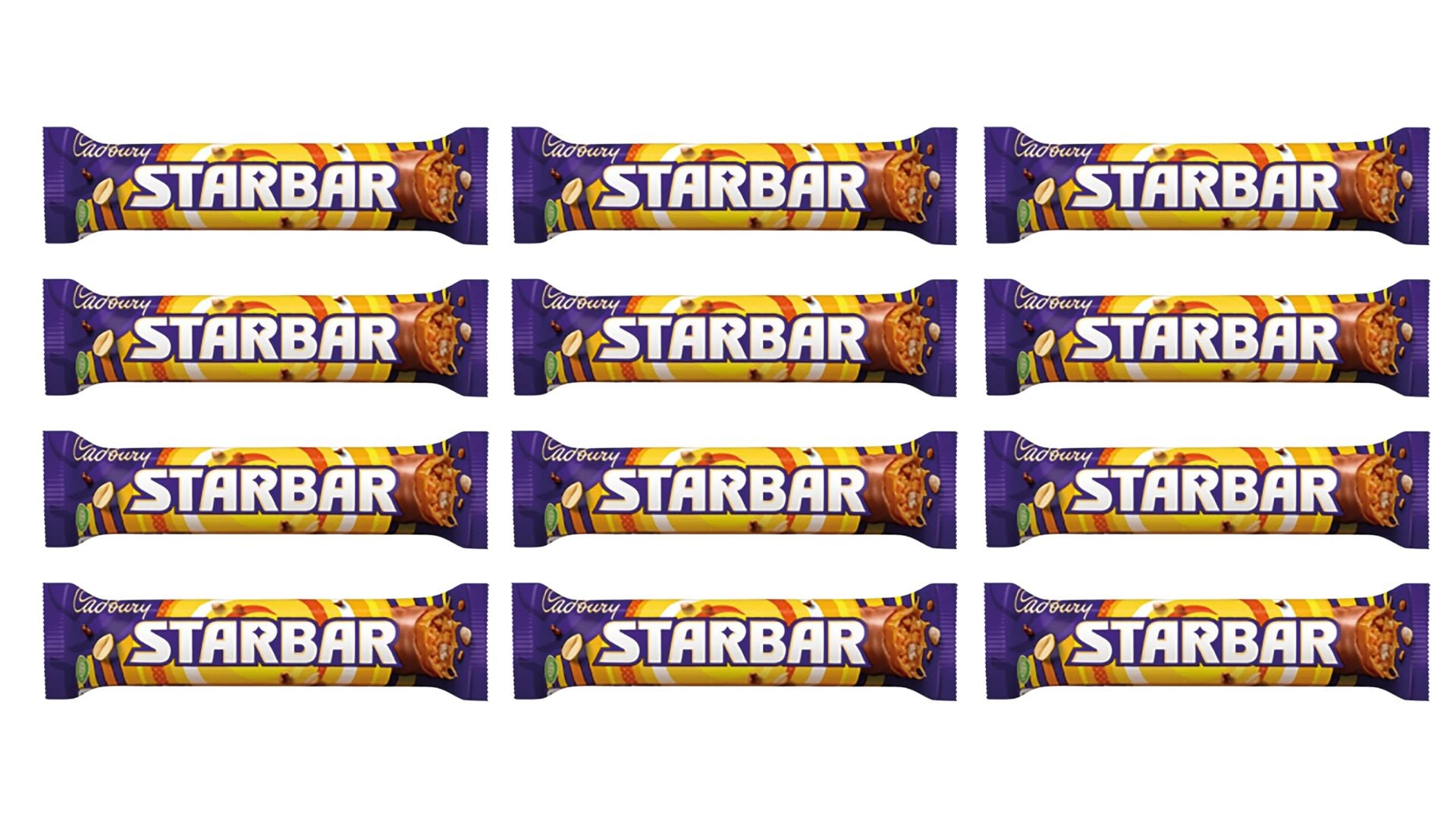 Cadbury Starbar Chocolate Bar 49 g – Pack of 6 or 12